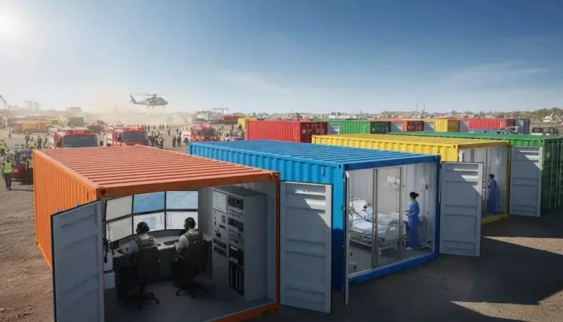 Awarte Afata Relief Container Steel Construction
