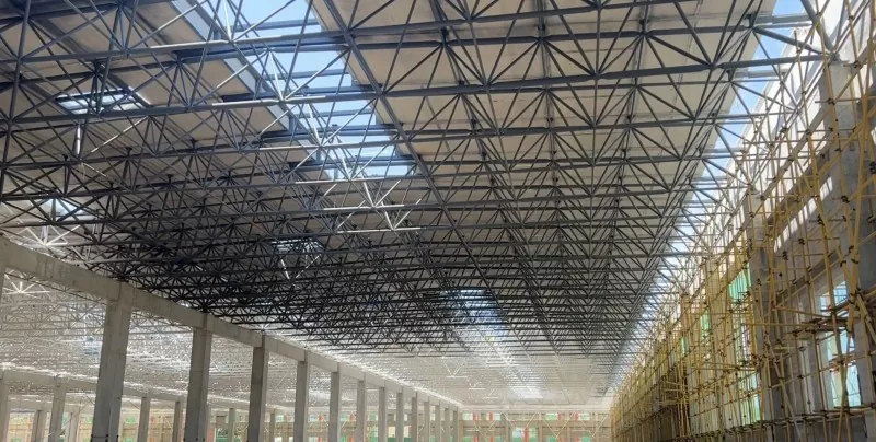 Grid Structure Exhibition Hall Steel Construction