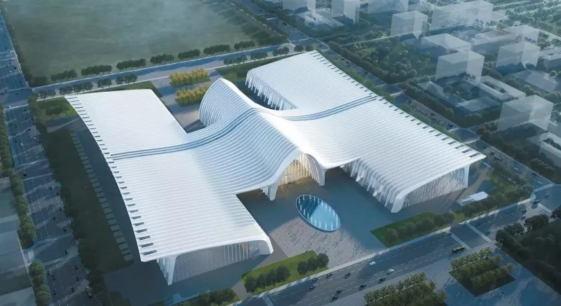 Heavy Exhibition Hall Steel Construction