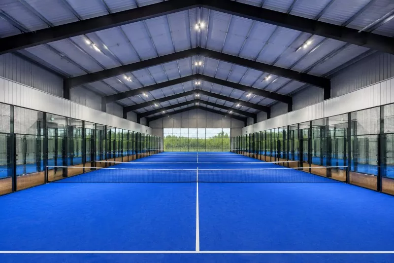 Steel Frame Indoor Padel Dadgeha Construction