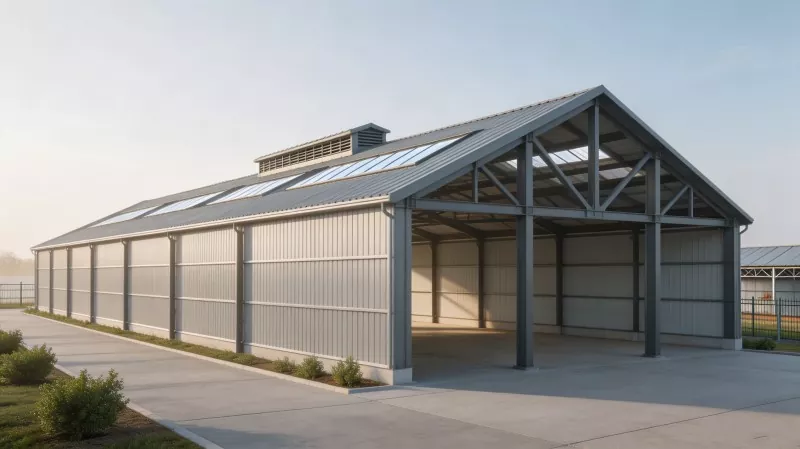 Steel Structure Chicken Shed Construction