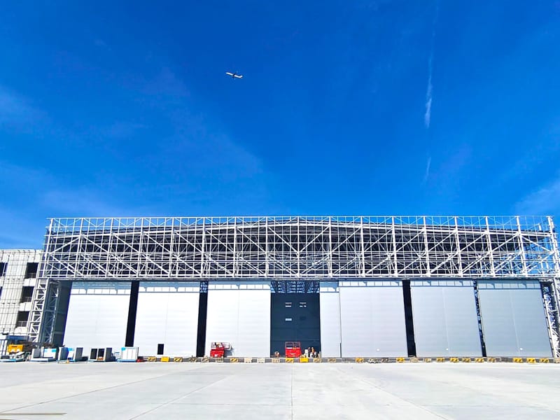 Steel Structure Aviation Sivîl Hub Hangar