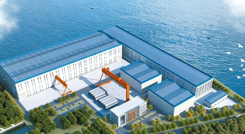 Structure Steel Offshore Wind Power Factory