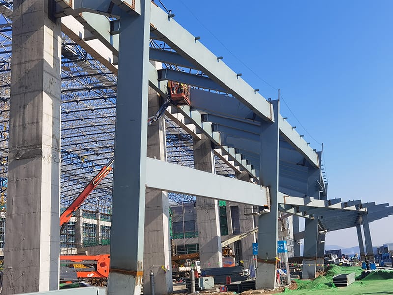Avahiya Steel Structure Railway Building